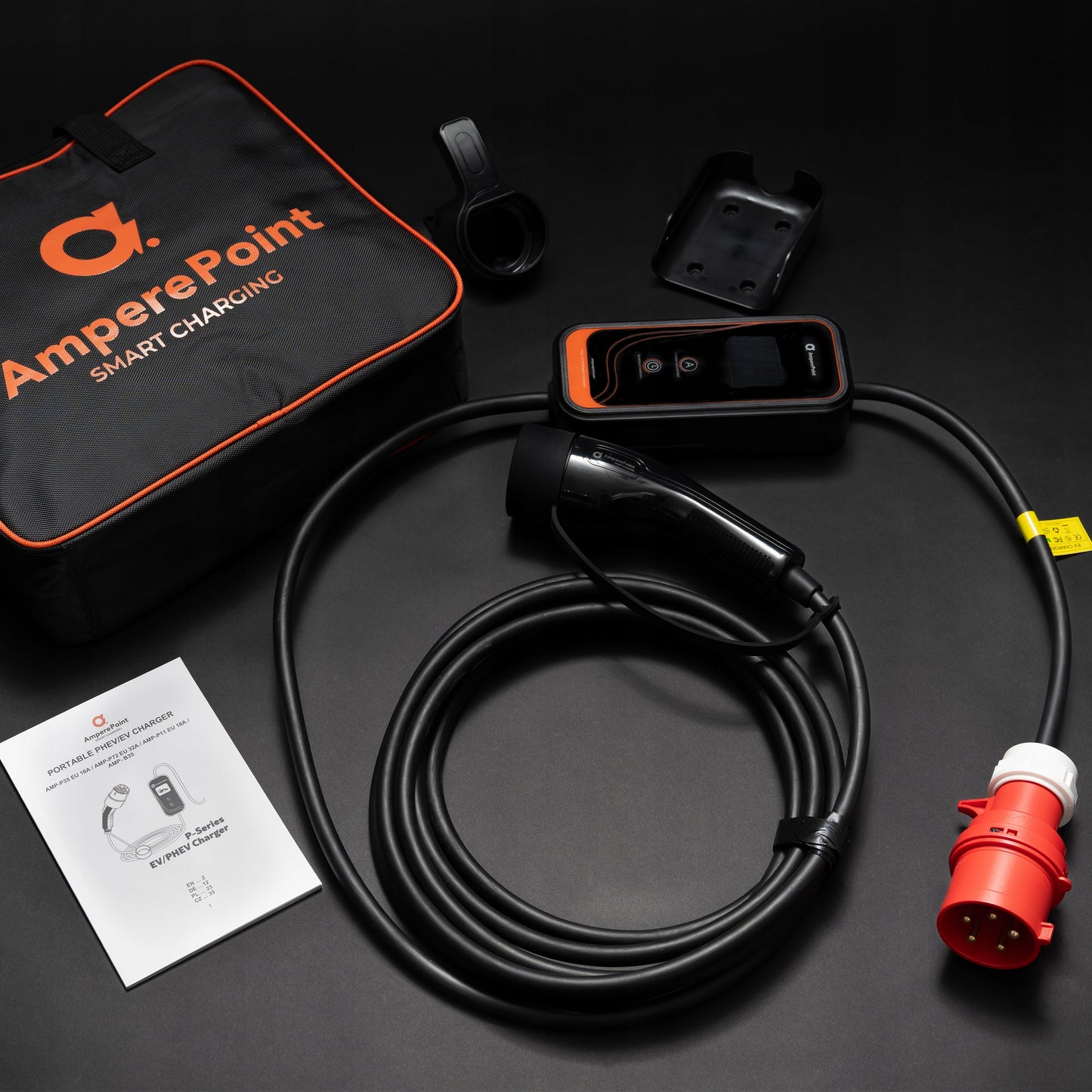 Портативний зарядний пристрій P72 - 32A, 7.2kW, Тип 2 ЧЕРВОНИЙ 