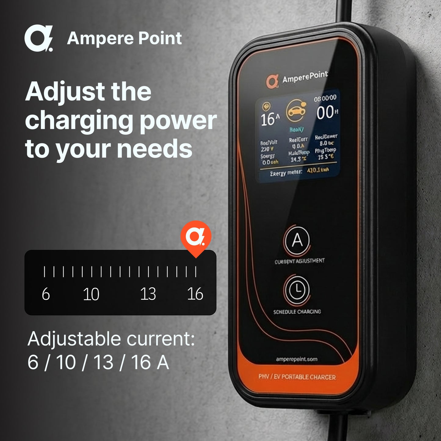 Portable Charger P11 (16A, Type 2, 11kW)