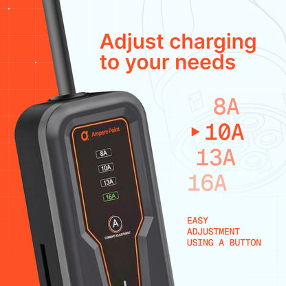 Преносимо зарядно B35 (16A, Тип 2, 3.7kW)