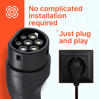 Преносимо зарядно B35 (16A, Тип 2, 3.7kW)