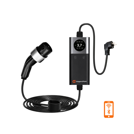 Portable Charger Q37 (16A, Type 2, 3.7kW) WiFI, 7,5 meters