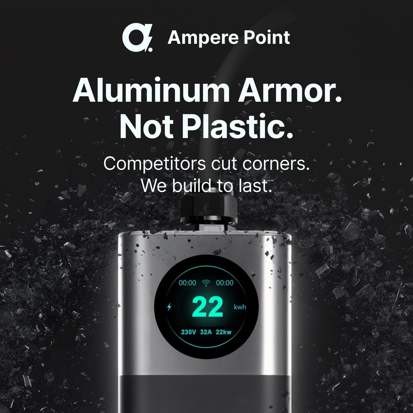 Portable Charger Q11 (16A, Type 2, 11kW) + Adapter CEE16A-Schuko