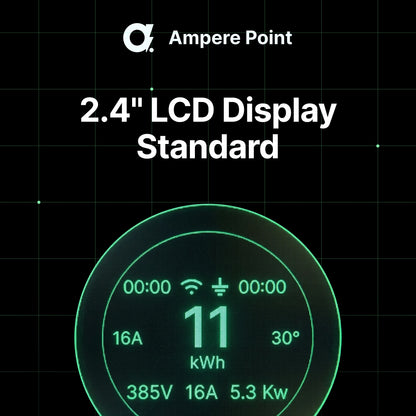 Portable Charger Q11 (16A, Type 2, 11kW) + Adapter CEE16A-Schuko