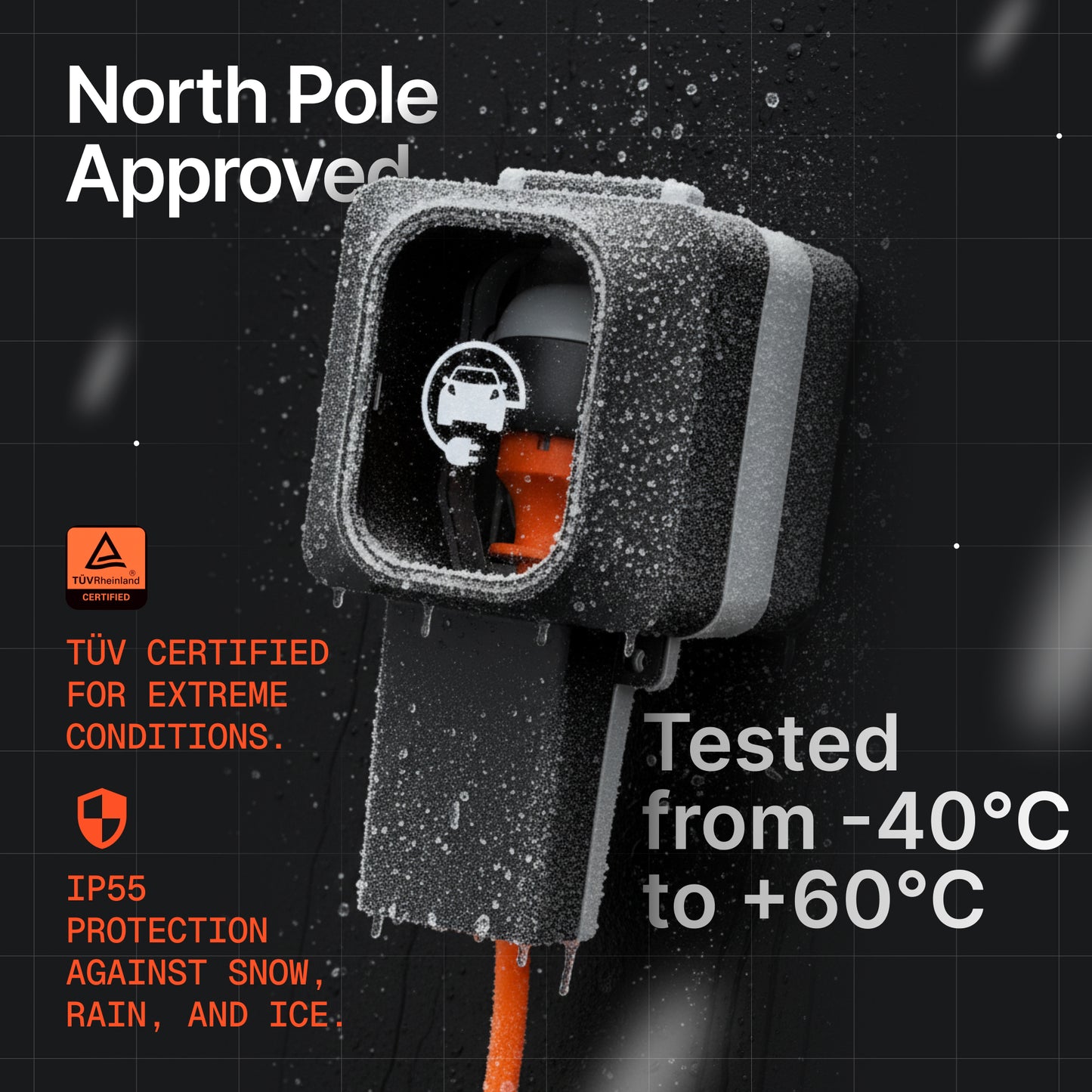 Dr. Storm Розетка - Броньована Зовнішня Розетка для Електромобілів для Екстремальних Умов