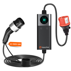 Портативний зарядний пристрій Q22 (32A, Тип 2, 22кВт) мобільний додаток