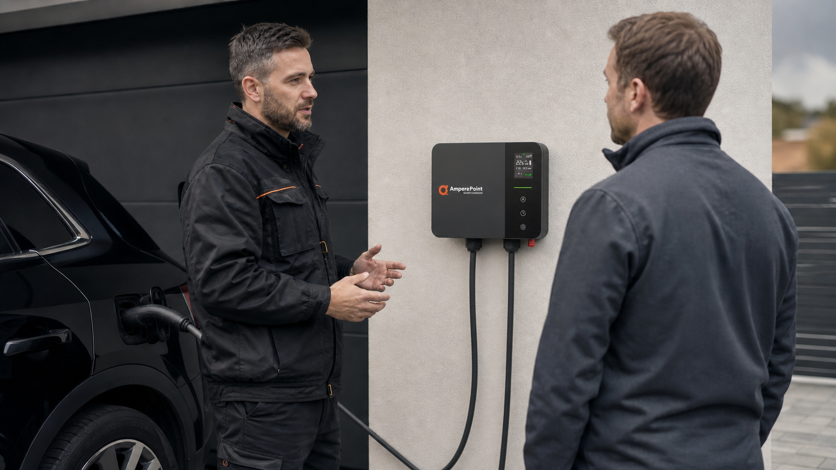 Konverzace o nabíjení elektromobilu